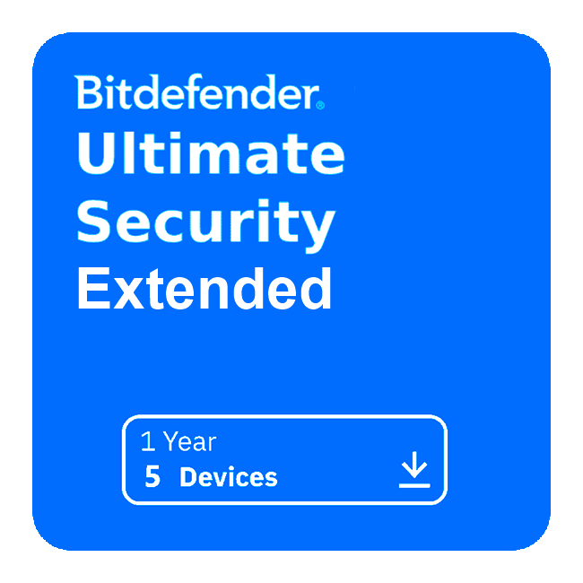 Bitdefender Ultimate Security Extended license card